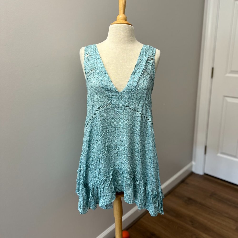 Free People Let It Happen Mini Dress Sz S - Picture 4 of 12